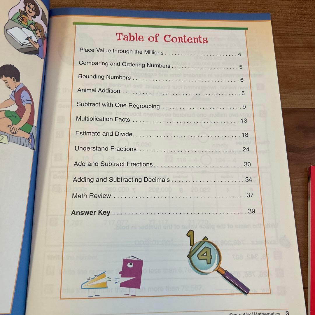 Smart Alec Reading/gade4, Math/9〜,英語問題集