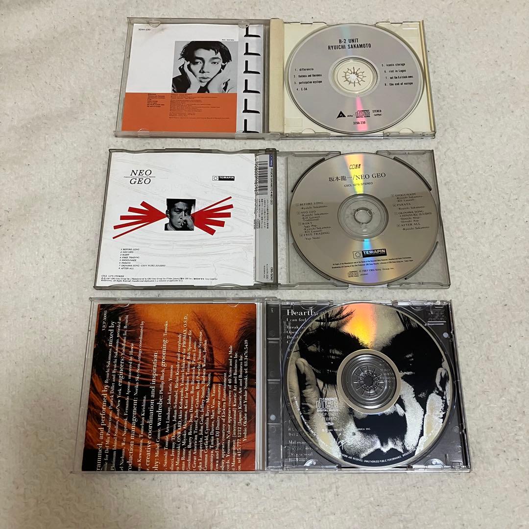 CD 坂本龍一 5枚セット heart beat CHASM /04 B-2
