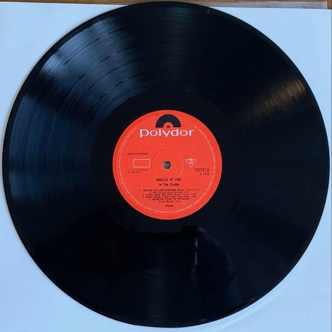 中古LP Cream - Wheels Of Fire 1968年スタジオ録音盤