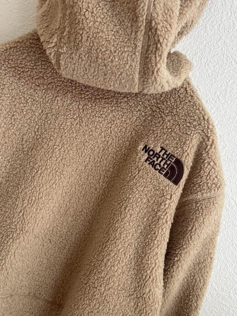 新品⭐️ノースフェイス　レディースフリースコート　キャメル　XS 韓国限定