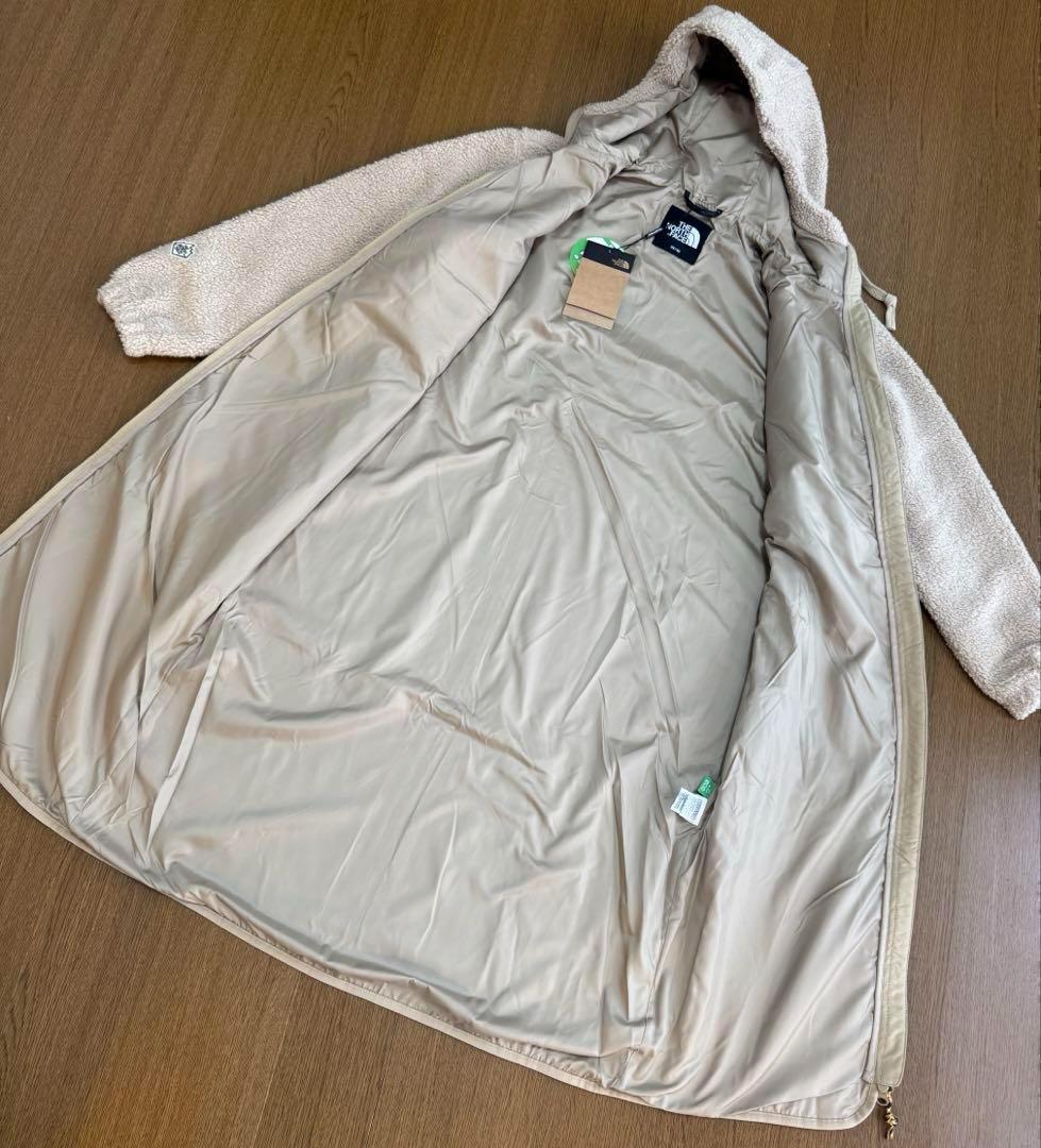 新品⭐️ノースフェイス　レディースフリースコート　キャメル　XS 韓国限定