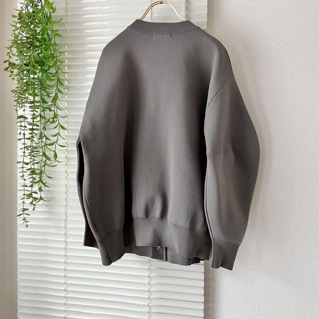 【2025SS】ウォッシャブルバナナスリーブカーディガン グレー