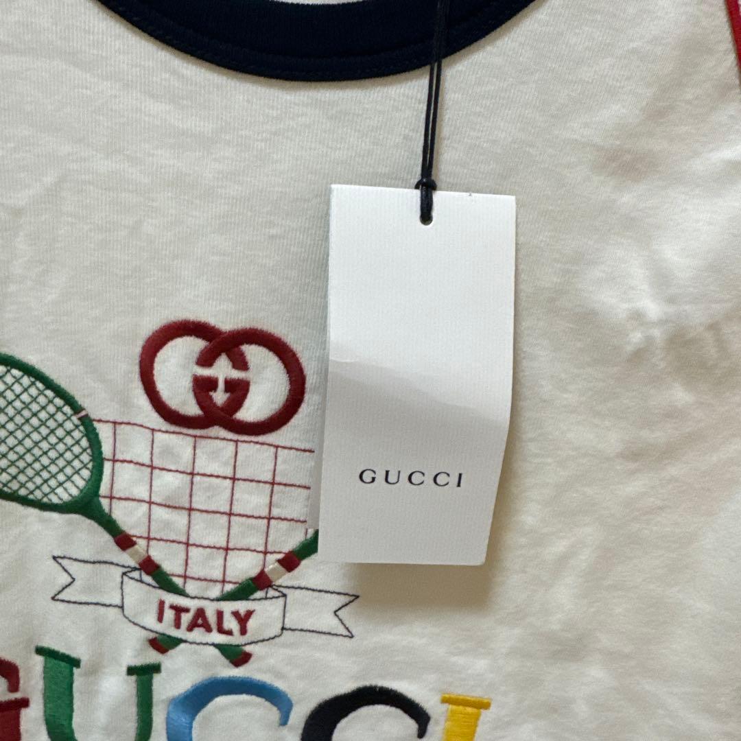 GUCCI テニスモチーフ 半袖Tシャツ