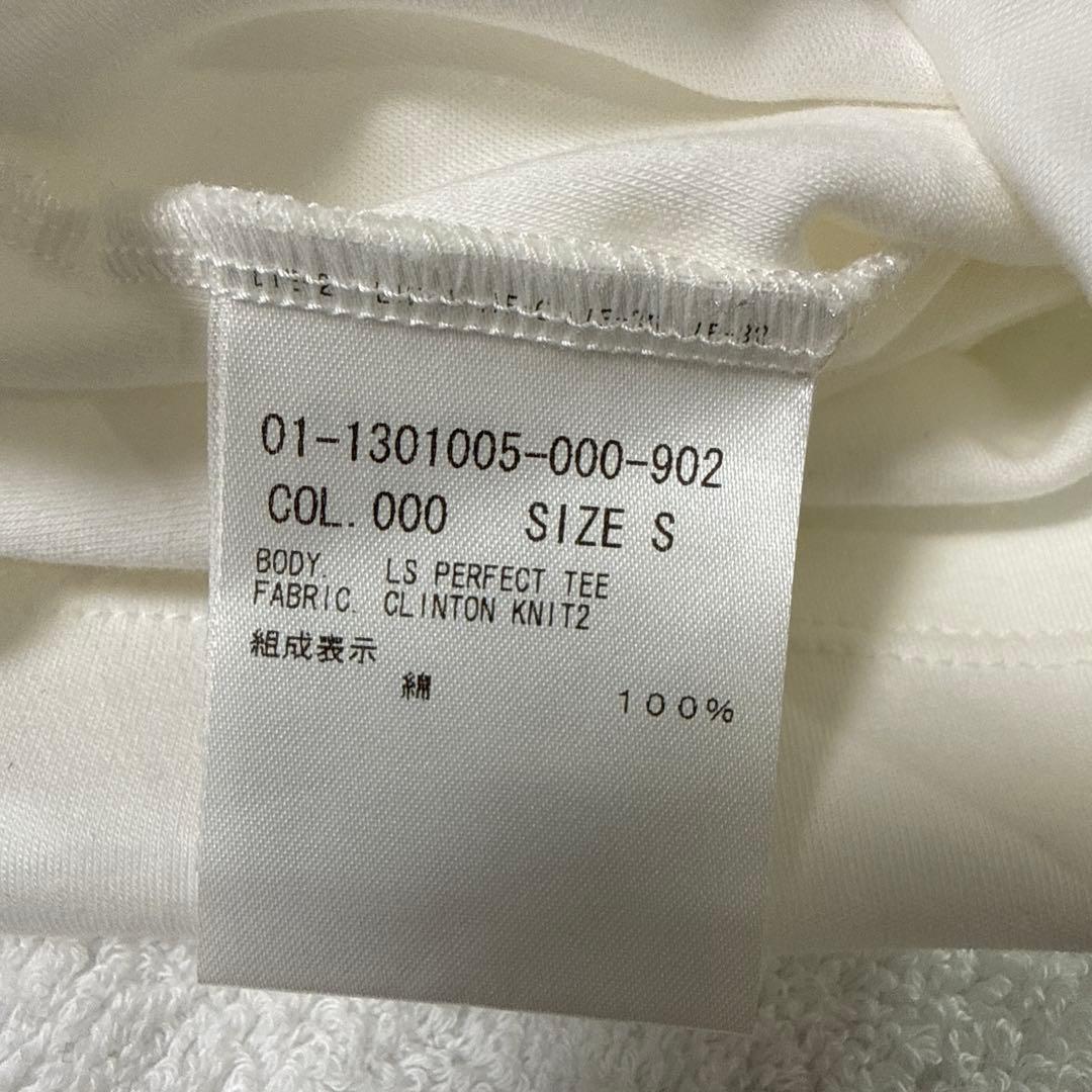 【新品タグ付き】Theory LS Perfect Tee S ホワイト