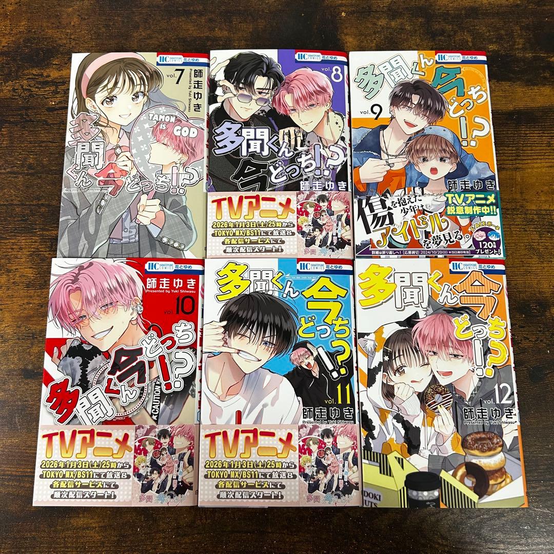 【新品・未読】多聞くん今どっち！？ 全巻セット　花とゆめ　白泉社