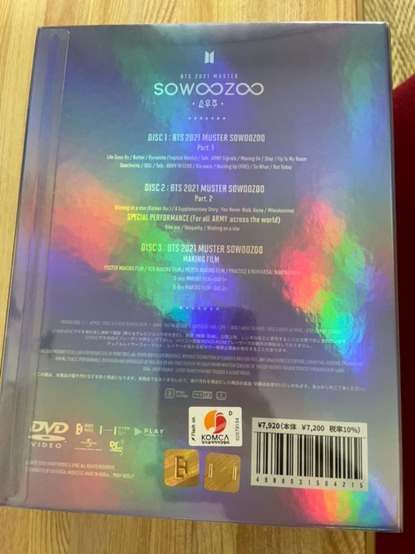 ☆新品☆BTS 2021 MUSTER SOWOOZOO DVD 日本語字幕付き