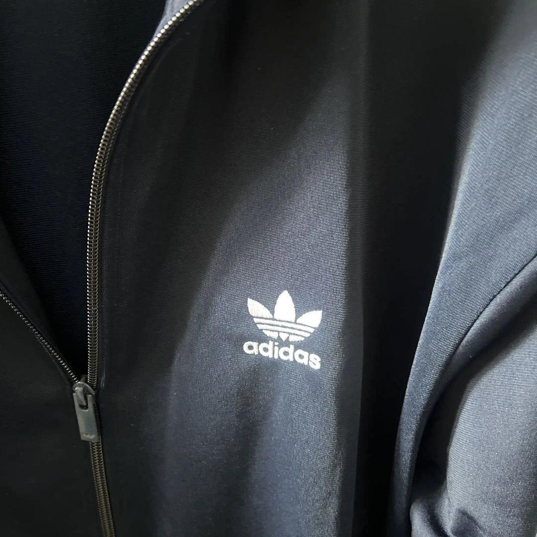 【美品】adidas ファイヤーバード トラックジャケット　ジャージ　ネイビーM