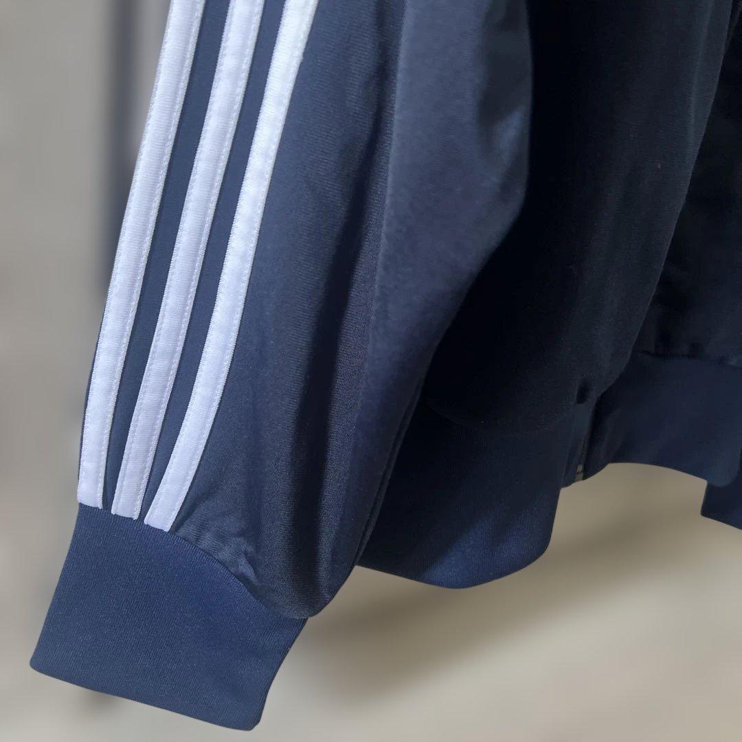 【美品】adidas ファイヤーバード トラックジャケット　ジャージ　ネイビーM