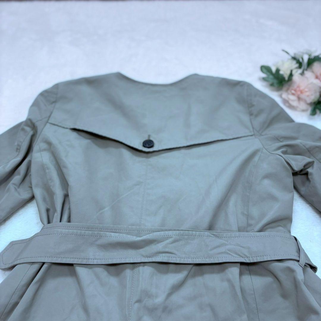 美品 23区 TIAREトレンチコート 20周年 46 大きいサイズ
