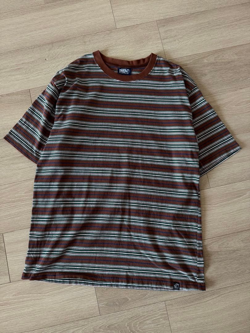 u*i様 PROPS STORE マルチボーダーTシャツ ブラウン