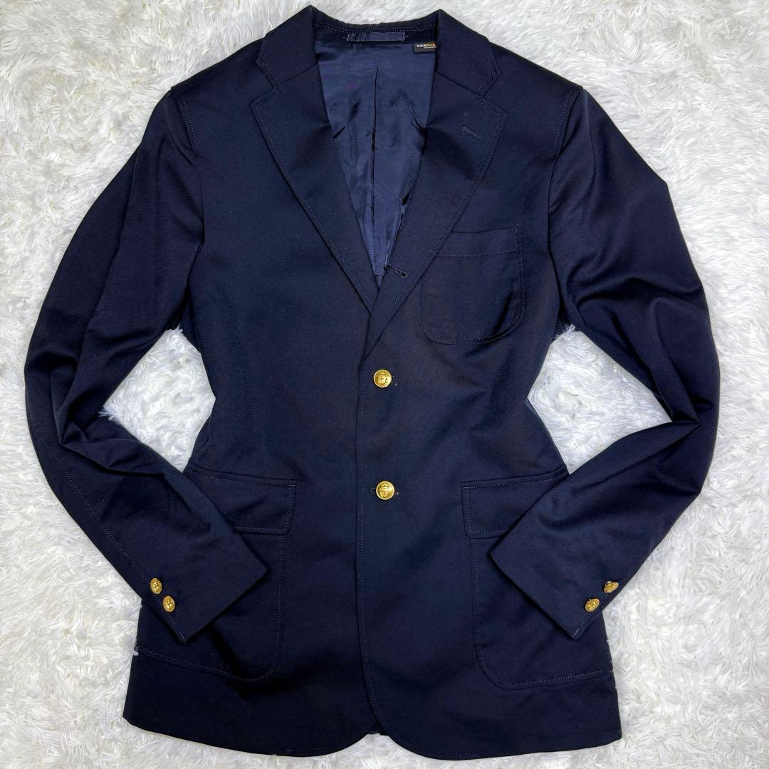 希少 23s BEAMS PLUS CORDURA 紺ブレ テーラード 金ボタン