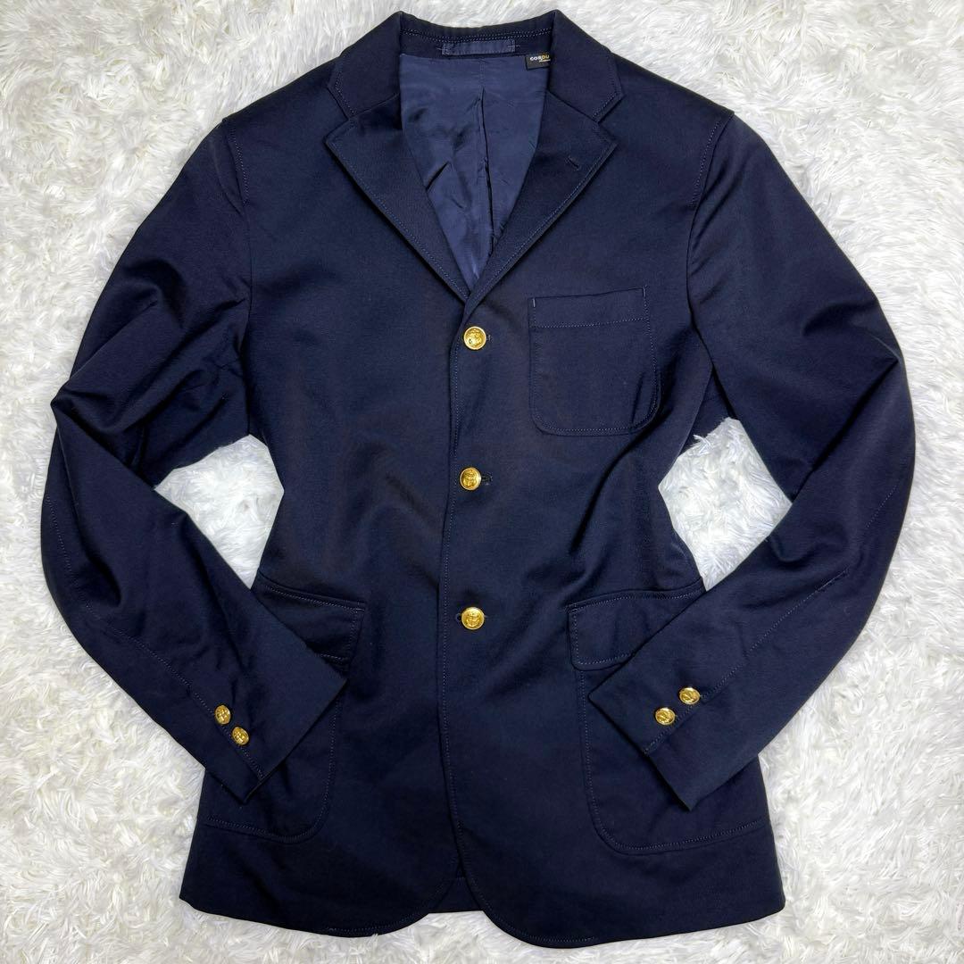 希少 23s BEAMS PLUS CORDURA 紺ブレ テーラード 金ボタン
