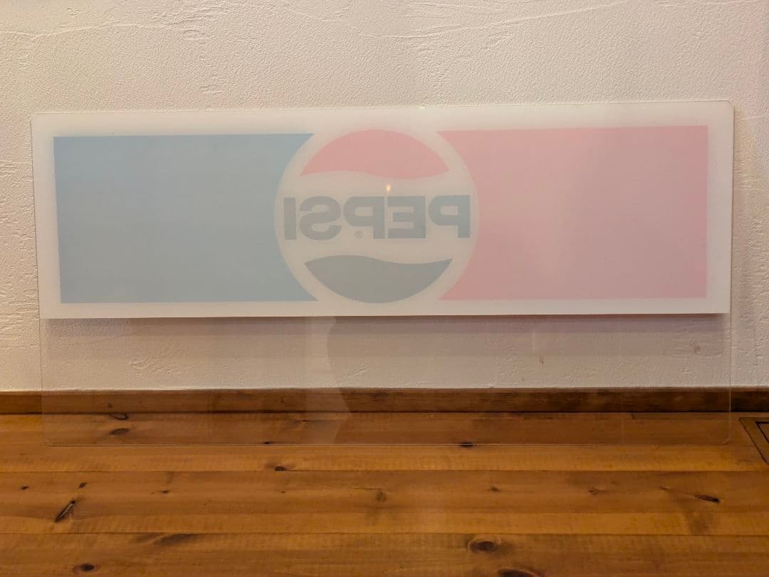 激レア　昭和レトロ　ビンテージ　PEPSI　自販機　アクリルパネル　巾約82cm