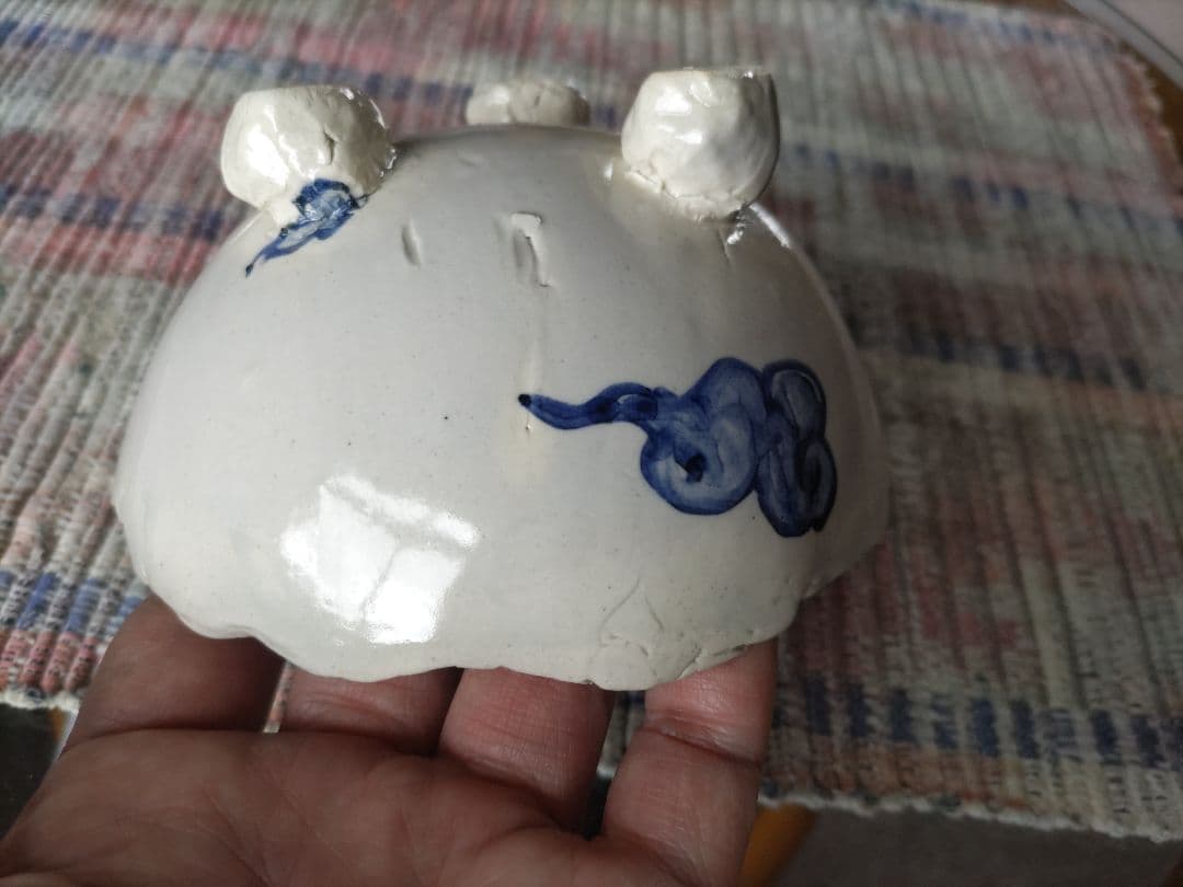 堤展子　雲龍図　鉢．茶碗　未使用