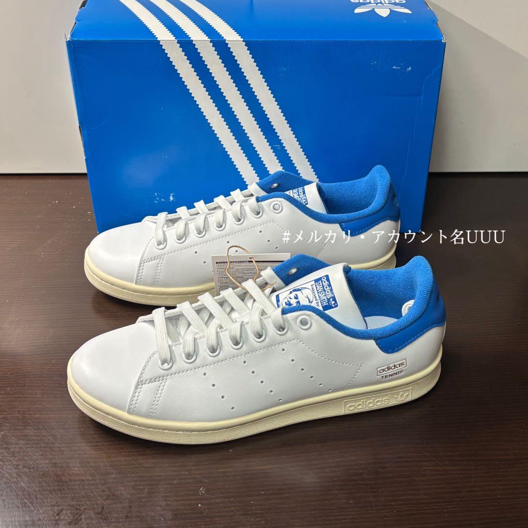【新品26cm】adidas｜スタンスミス｜ホワイト/ブルー/セイル