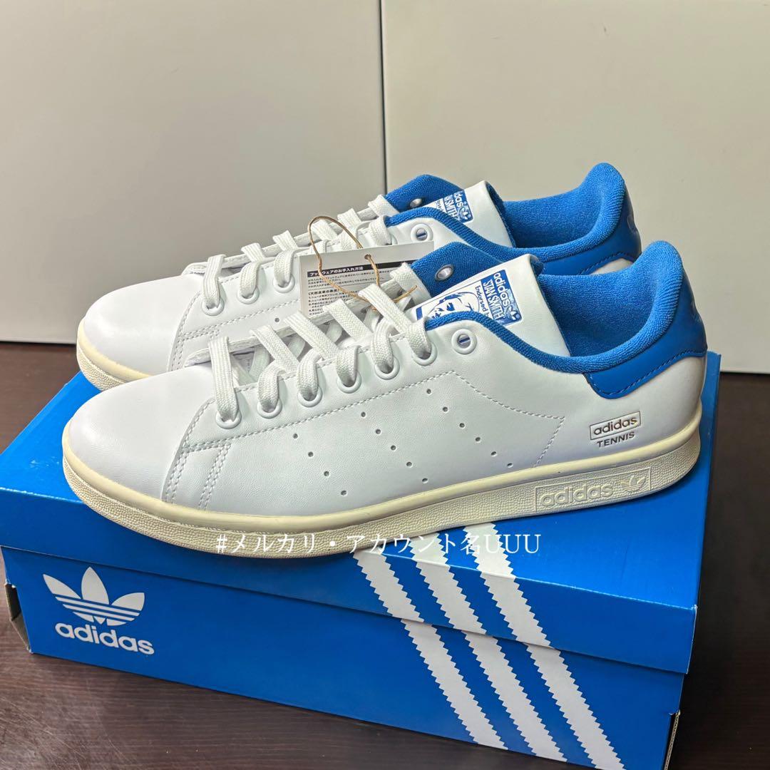 【新品26cm】adidas｜スタンスミス｜ホワイト/ブルー/セイル