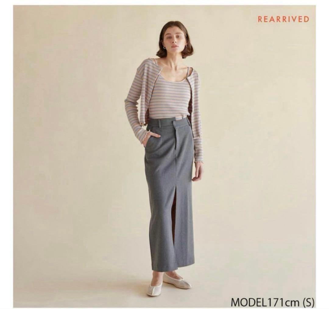 searoomlynn Waistアシンメトリースリットスカート