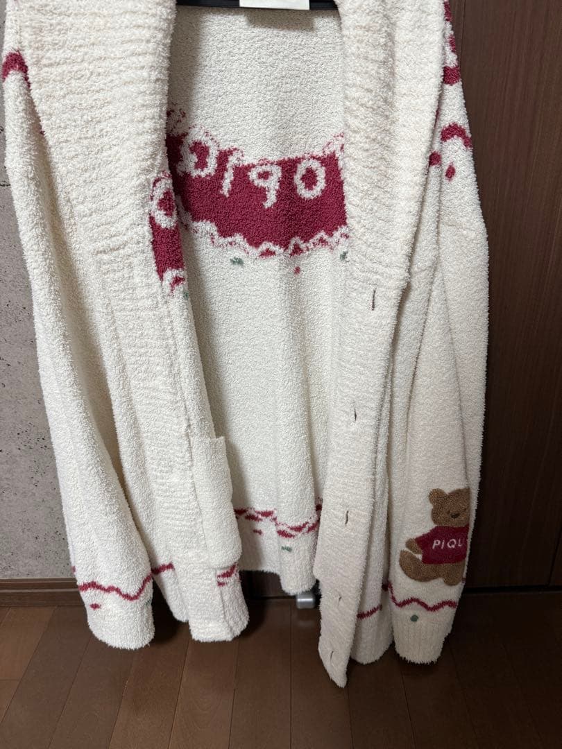 [ジェラート ピケ]【HOLIDAYUNISEXノルディックショールカーディガン