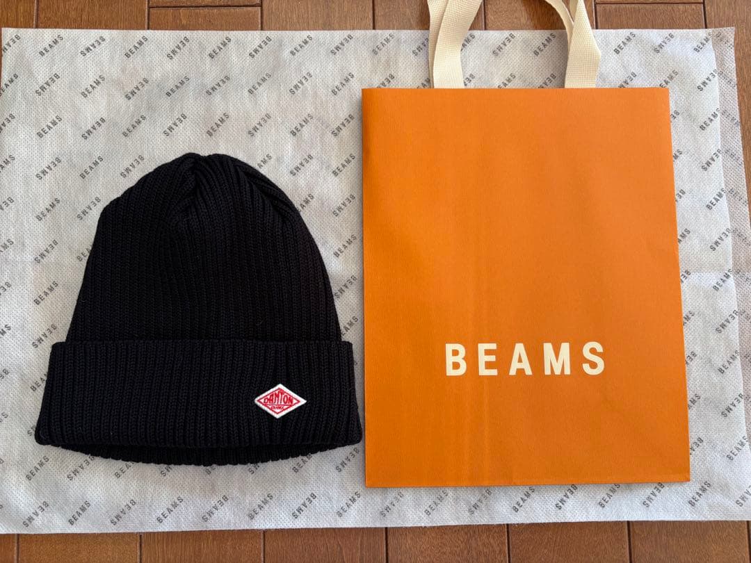 DANTON ダントン 新品 タグ付き BEAMS ブラック ニット帽