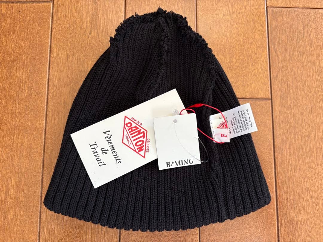 DANTON ダントン 新品 タグ付き BEAMS ブラック ニット帽
