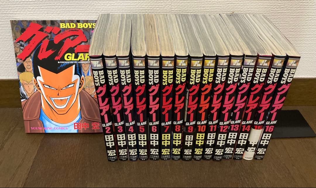BAD BOYS ばっどぼーいず　全22巻　グレアー 全16巻　田中 宏