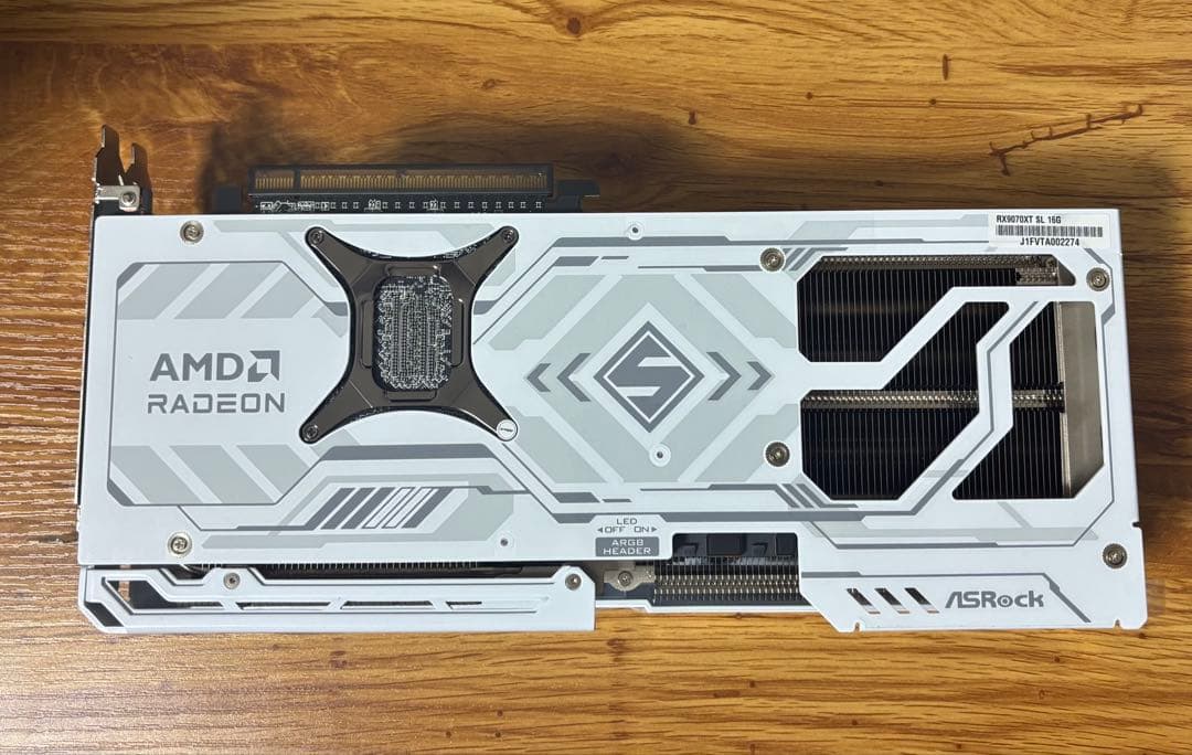グラフィックボード・グラボ・ビデオカード ASRock AMD Radeon RX9070XT STEEL LEGEND
