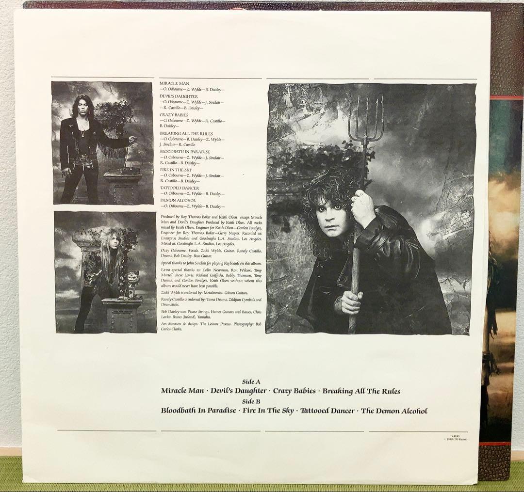 Ozzy Osbourne No Rest For The Wicked US盤