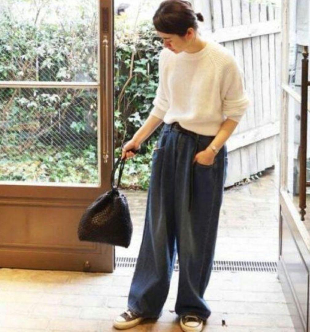ジャーナルスタンダードラックス　11.5ozデニム collaパンツ　コラ
