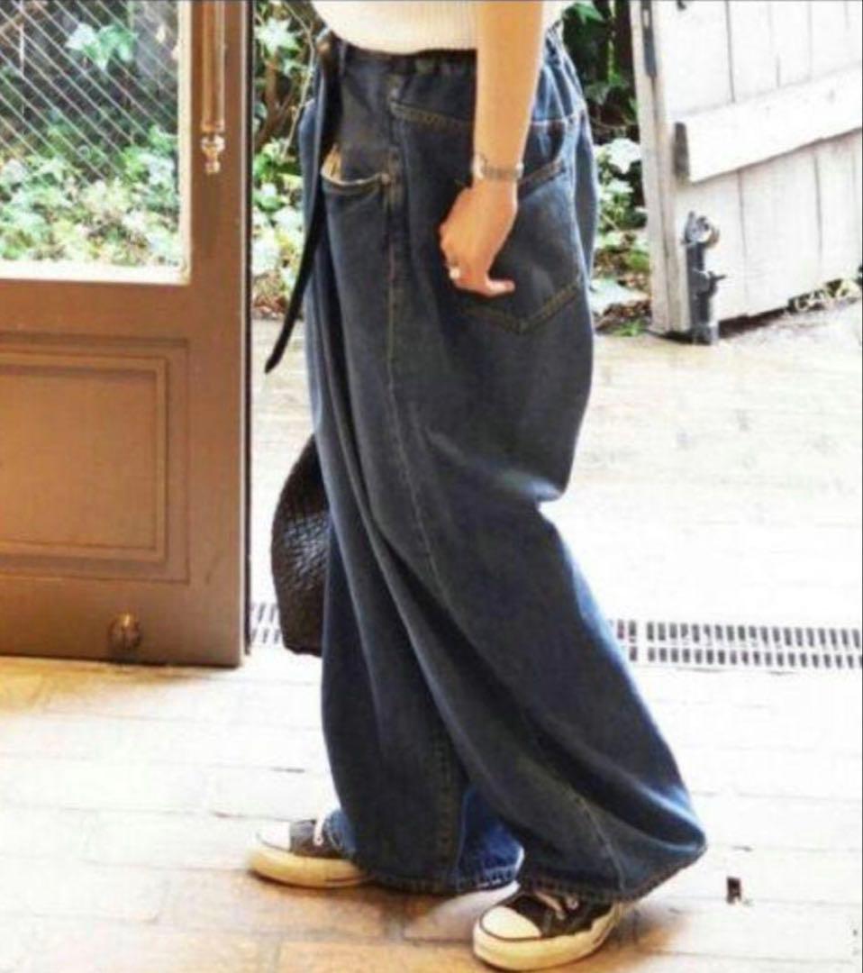 ジャーナルスタンダードラックス　11.5ozデニム collaパンツ　コラ