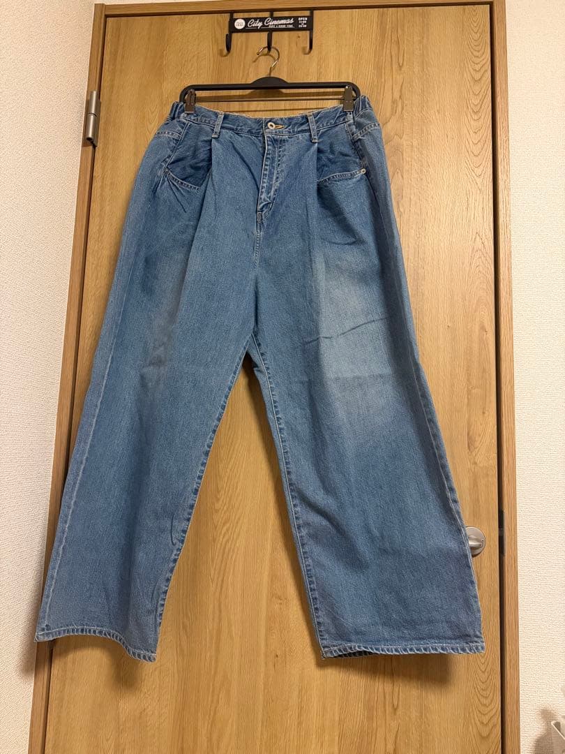 ジャーナルスタンダードラックス　11.5ozデニム collaパンツ　コラ