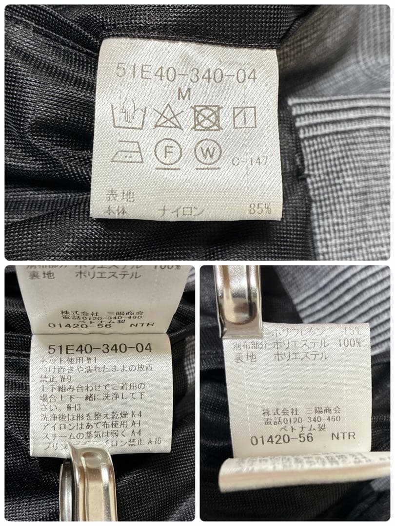 ⭐️洗える⭐️ ブラックレーベルクレストブリッジ テーラードジャケット　チェック