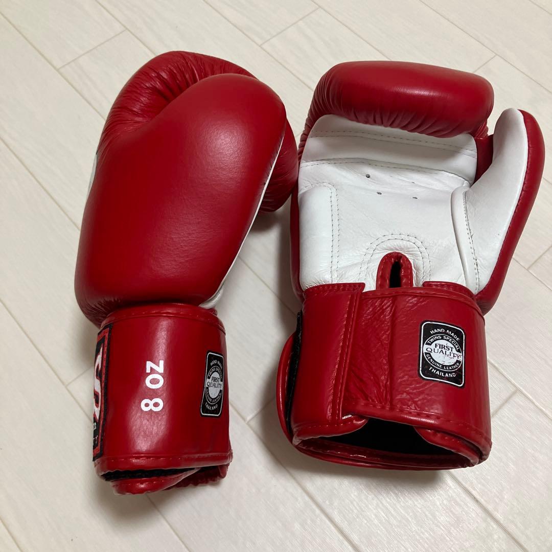て*主様 TWINS SPECIAL ボクシンググローブ 8oz レッド