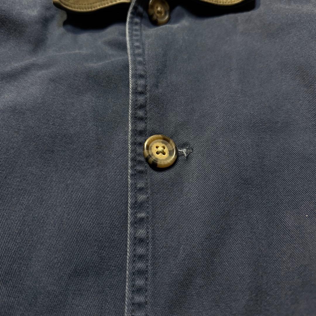00s GAP ハンティングジャケット カバーオール 襟レザー コーデュロイ