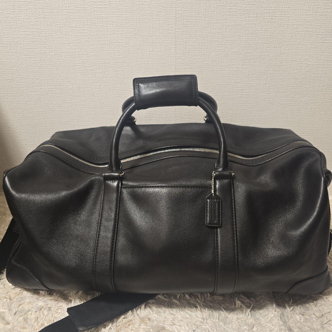 COACH コーチ 5404 2way ボストンバッグ レザー 黒 無地