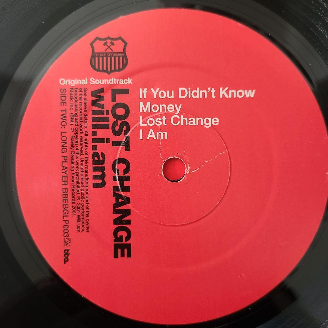 ★ＵＫオリジナル盤★『LOST CHANGE』WILL.I.AM