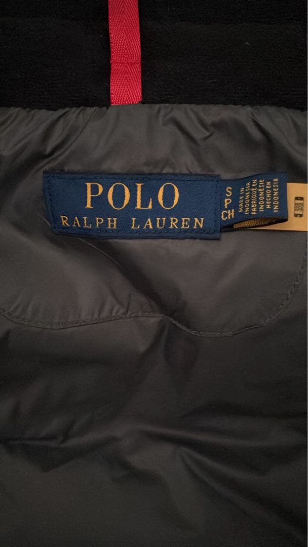 POLO RALPHLAUREN　PADDED VEST (BLACK) 美品