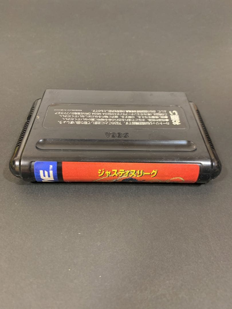 ほぼ美品 MD ジャスティスリーグ 箱,説明書,ハガキ, メガドライブ