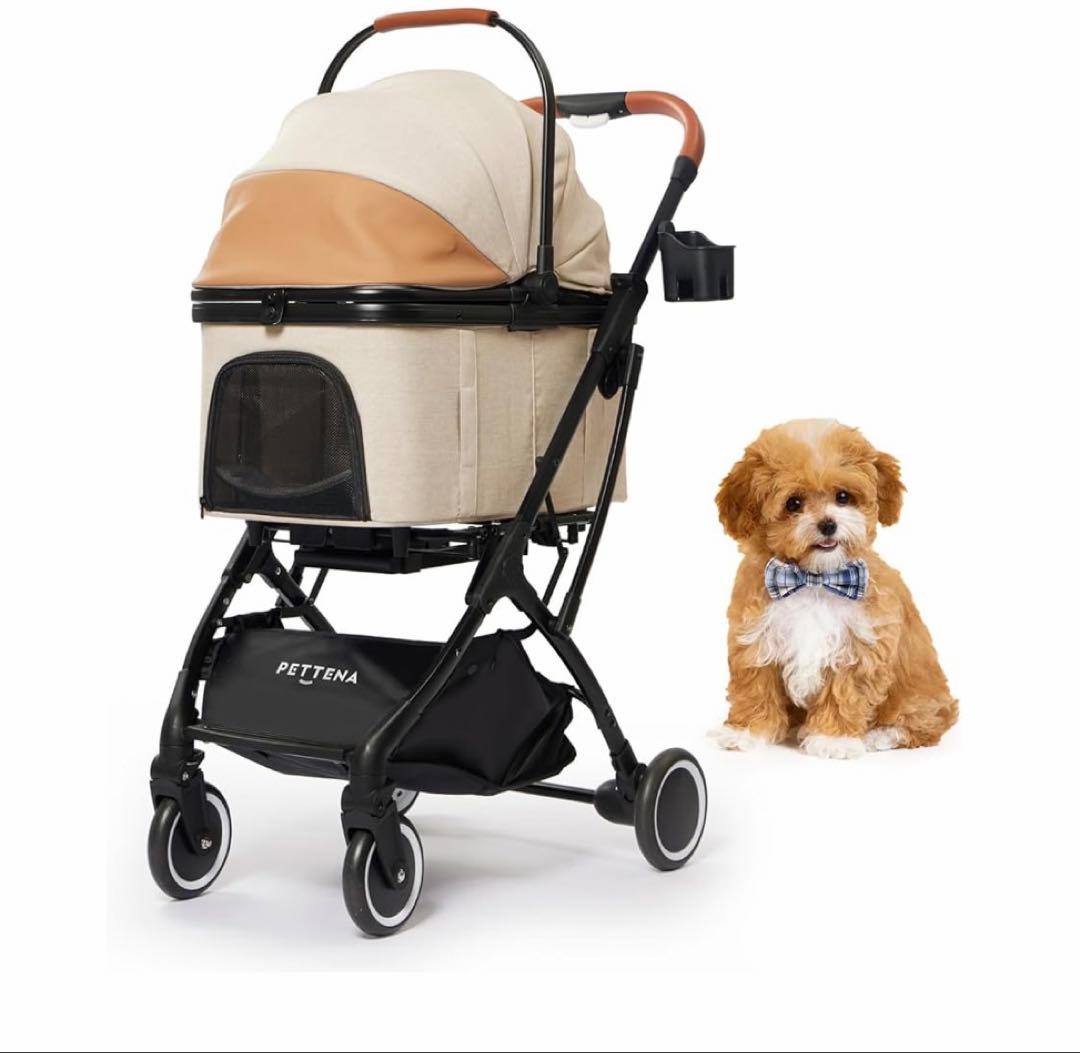 【週末限定価格】pettena Night ペテナペットカート犬用カート分離式