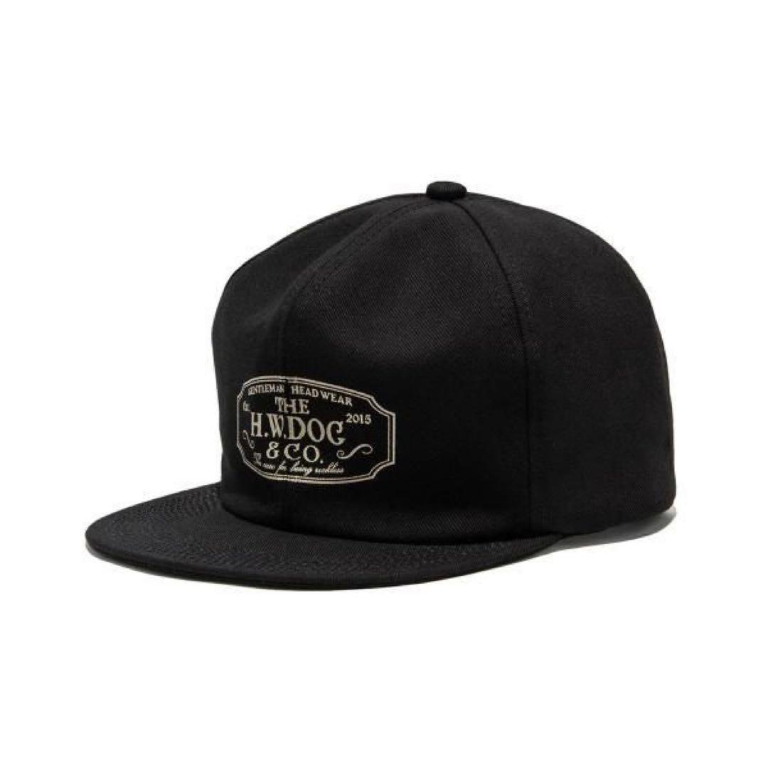H.W.DOG & CO. ブラックベースボールキャップ サイズ40