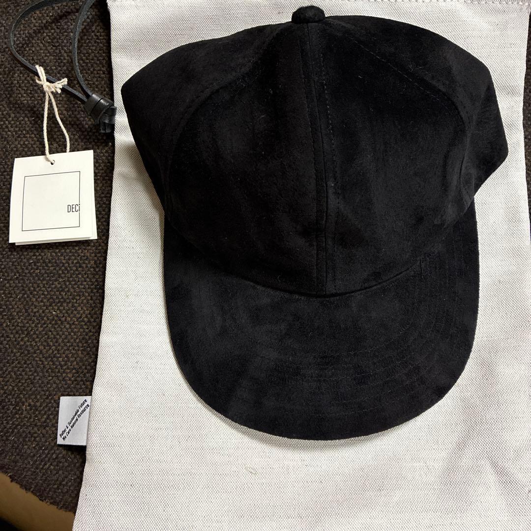 帽子 DECi Suede 6panel Cap (BLACK)OVY