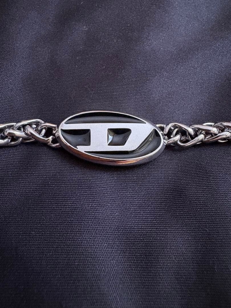 DIESEL チェーンネックレス Dロゴ