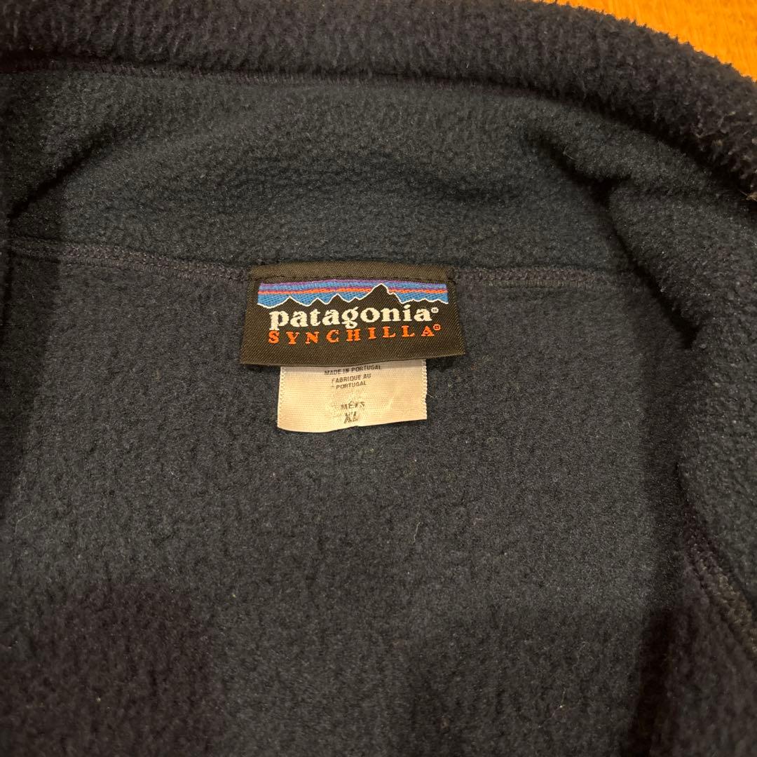 k*n様 Patagonia パタゴニア シンチラ フリースベスト 刺繍ロゴ ネ