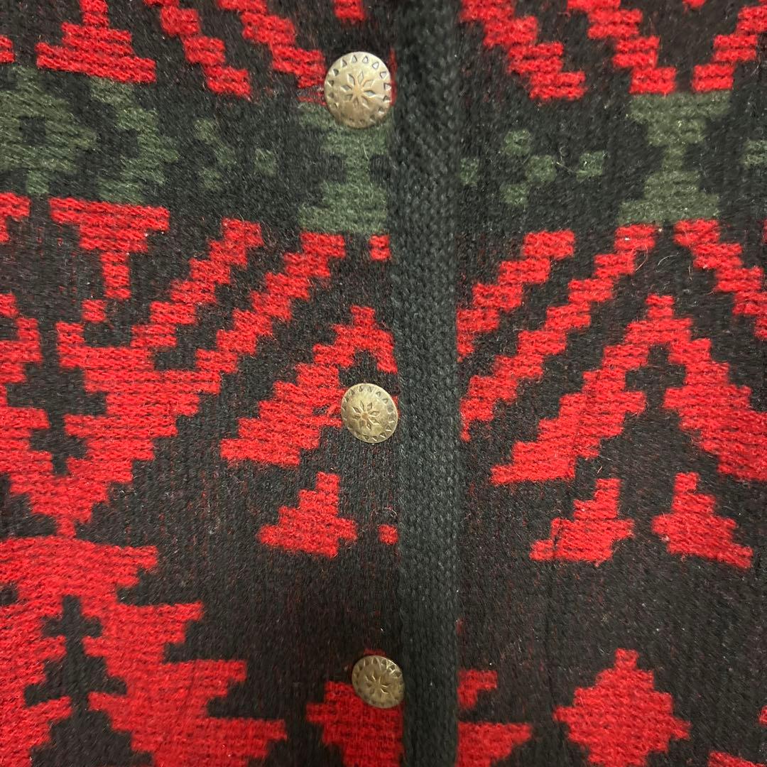 最終値下げwool rich ネイティブ柄ベストUSA製