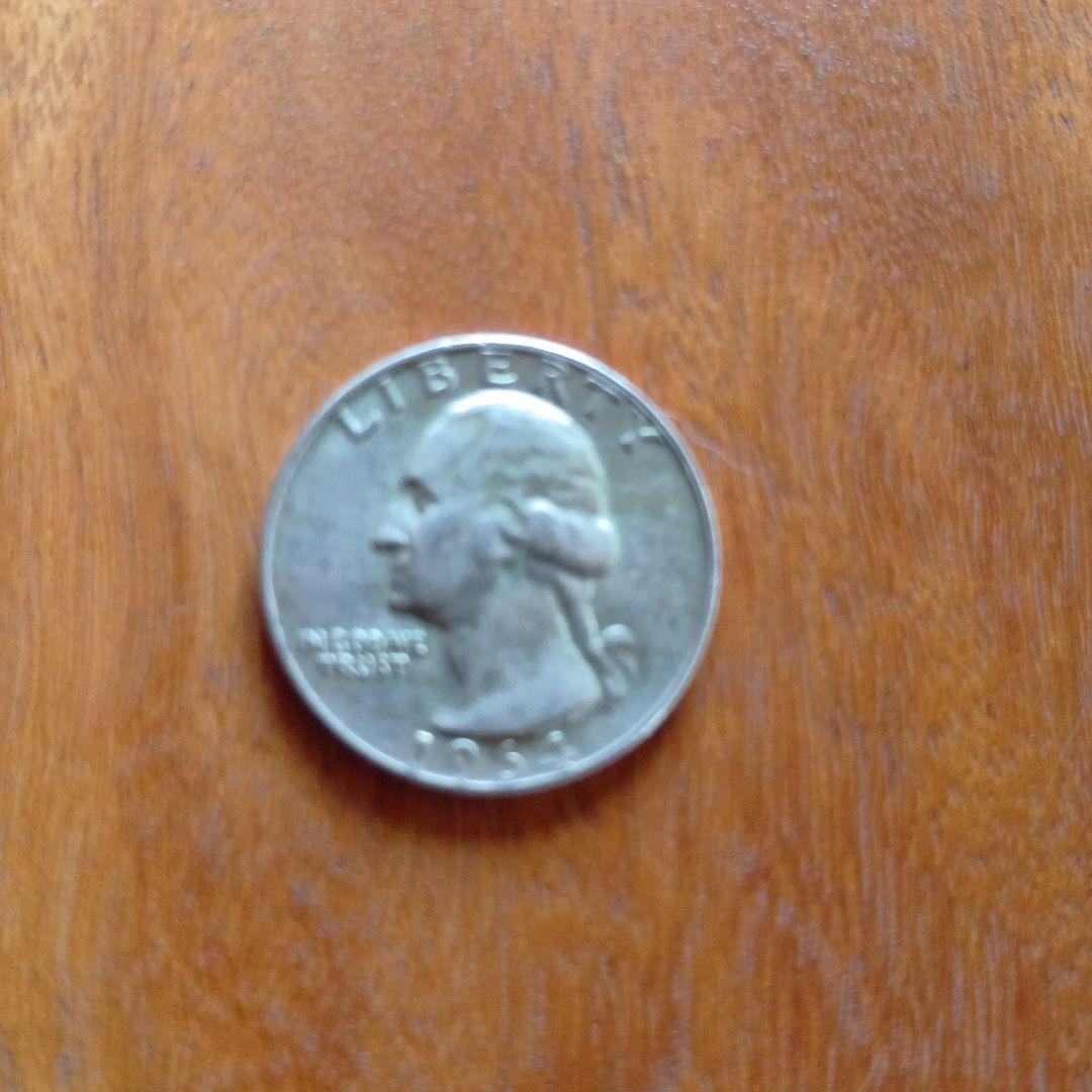 1964年 Quarter Dollar 4枚セット