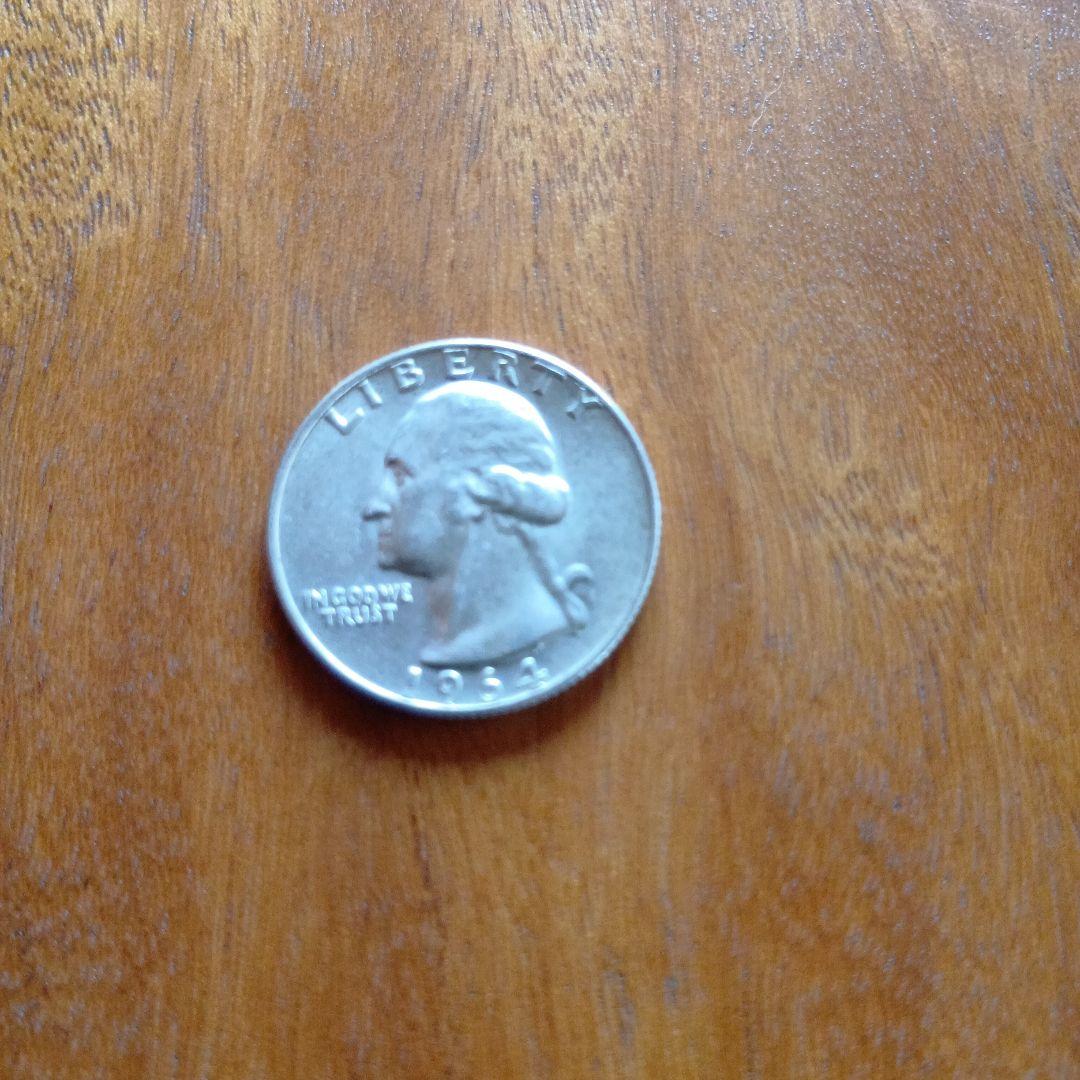 1964年 Quarter Dollar 4枚セット