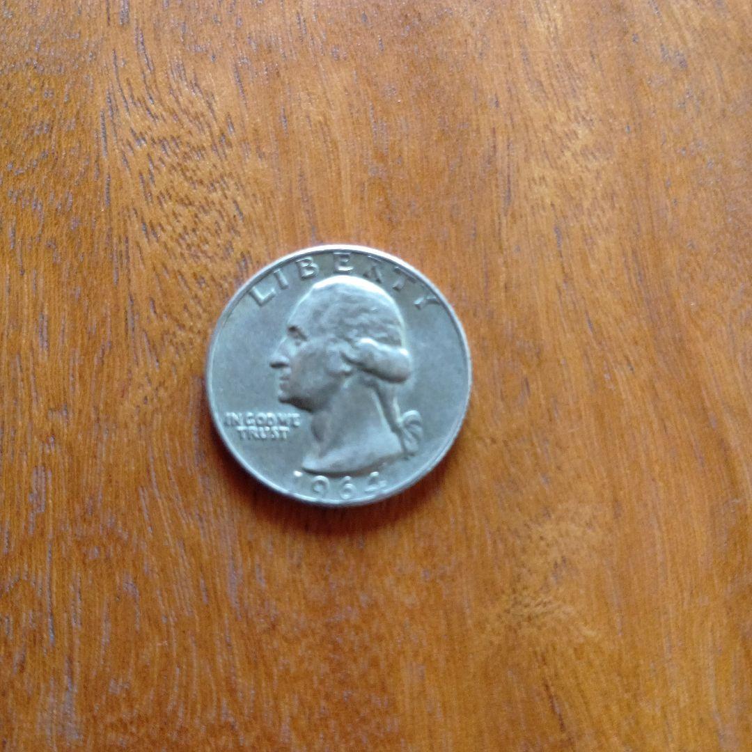 1964年 Quarter Dollar 4枚セット
