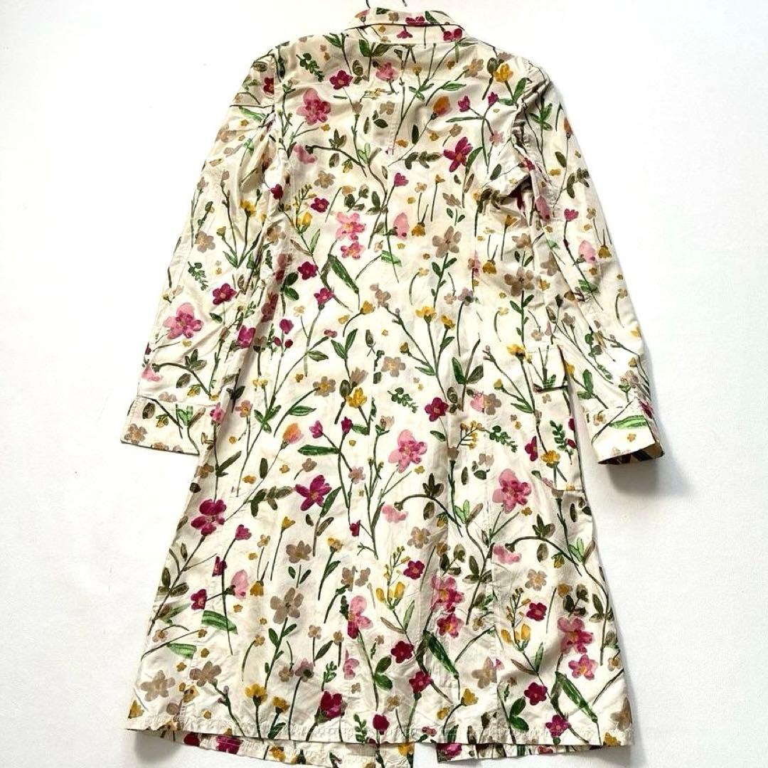 【希少】VALENTINO　シルクコート 2点セット 花柄 ゴールド イタリア製