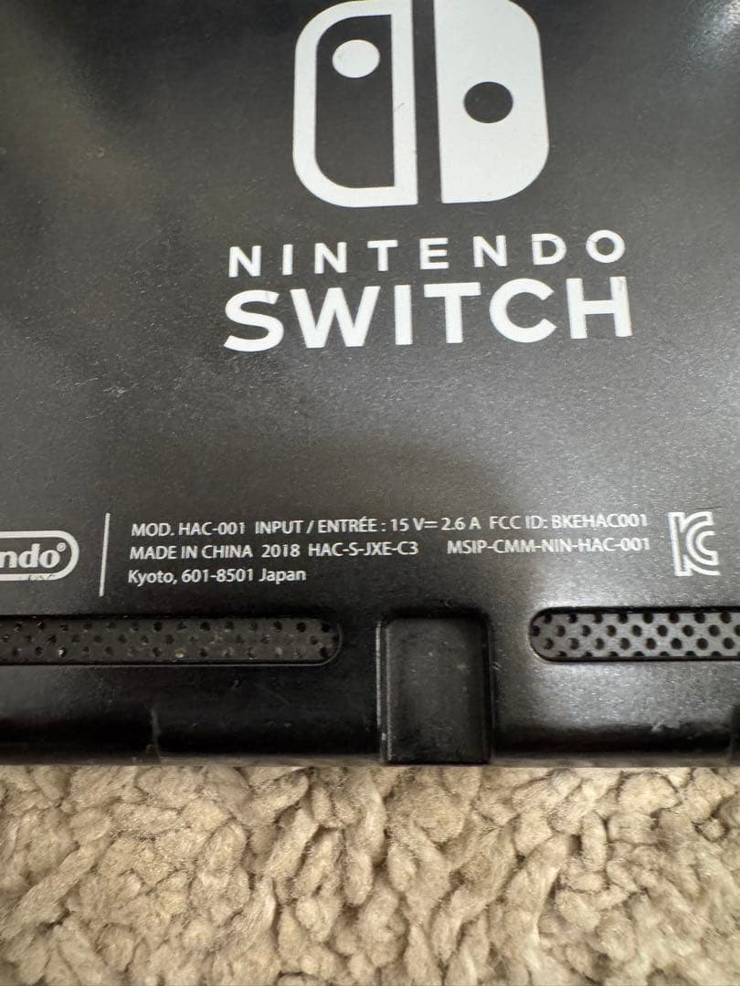 【Joy-Conなし】Nintendo Switch 本体＋周辺機器セット
