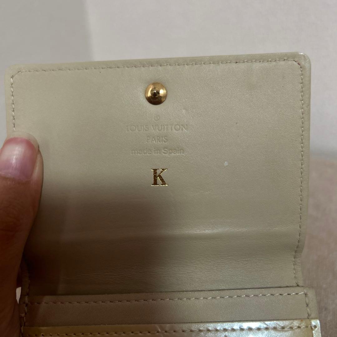 【kk.yo】Louis Vuitton サンティ 名刺入れ クリーム色