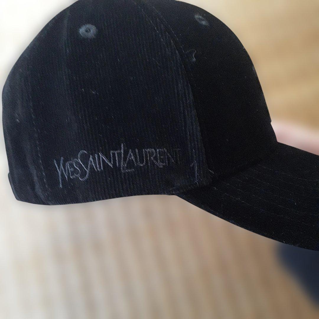 Yves Saint Laurent ブラック ベースボールキャップ